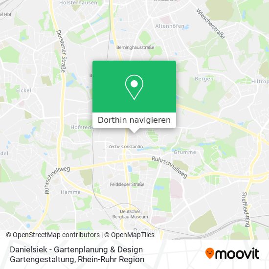 Danielsiek - Gartenplanung & Design Gartengestaltung Karte