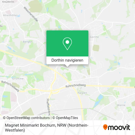Magnet Minimarkt Bochum Karte