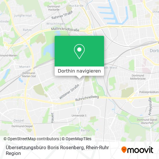 Übersetzungsbüro Boris Rosenberg Karte