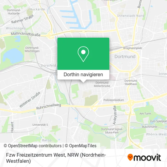 Fzw Freizeitzentrum West Karte