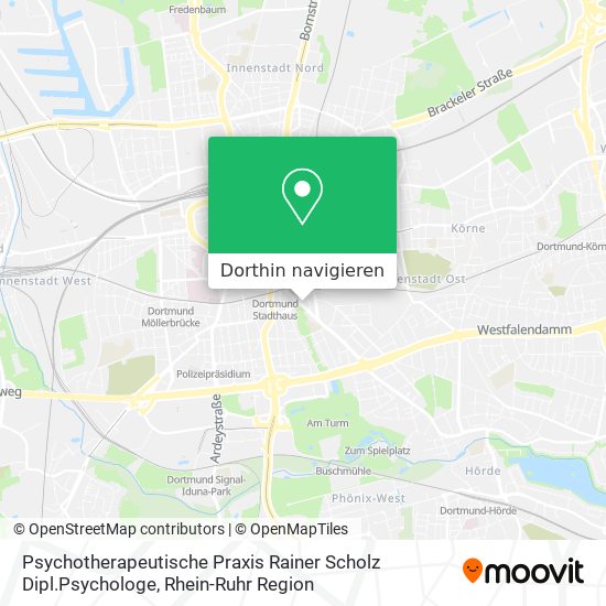 Psychotherapeutische Praxis Rainer Scholz Dipl.Psychologe Karte