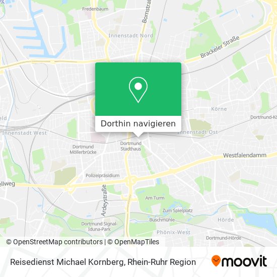 Reisedienst Michael Kornberg Karte