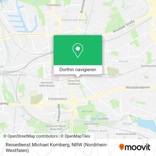 Reisedienst Michael Kornberg Karte