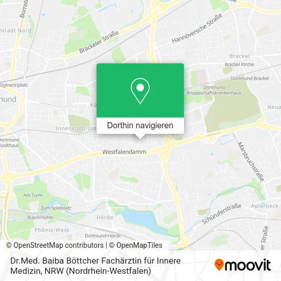 Dr.Med. Baiba Böttcher Fachärztin für Innere Medizin Karte