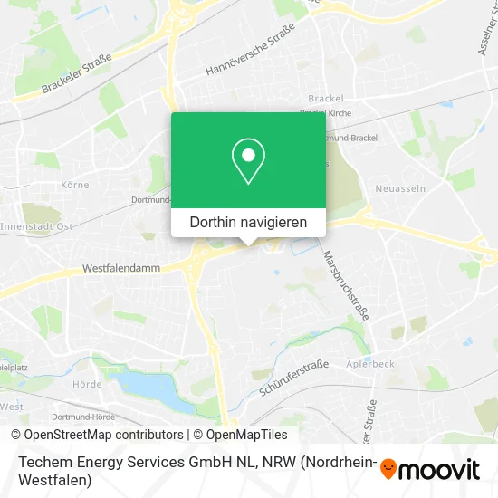 Techem Energy Services GmbH NL Karte