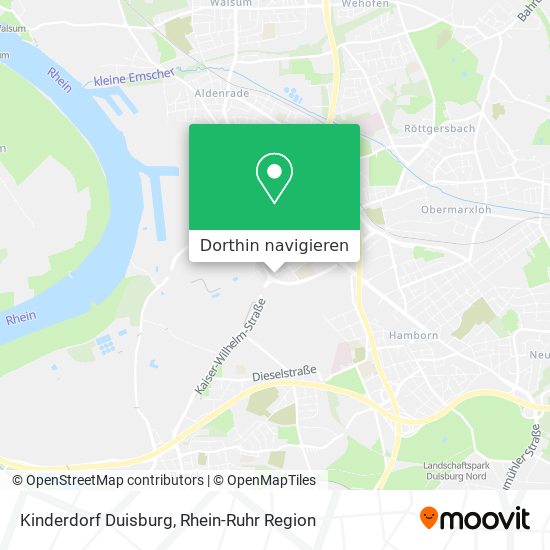 Kinderdorf Duisburg Karte