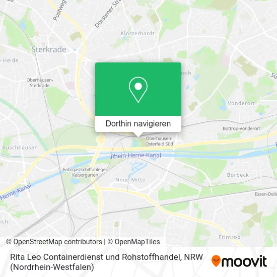 Rita Leo Containerdienst und Rohstoffhandel Karte