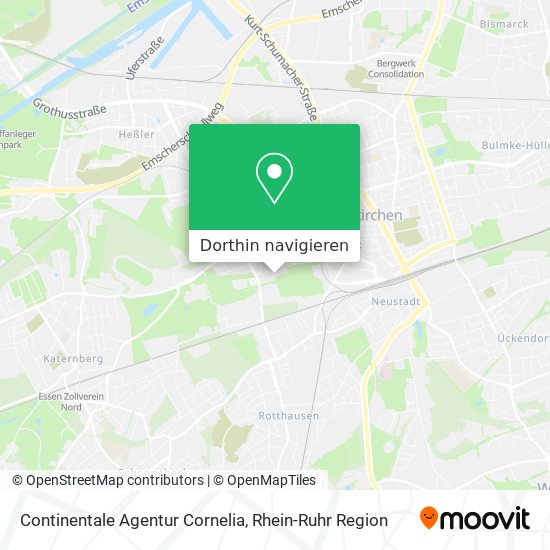 Continentale Agentur Cornelia Karte