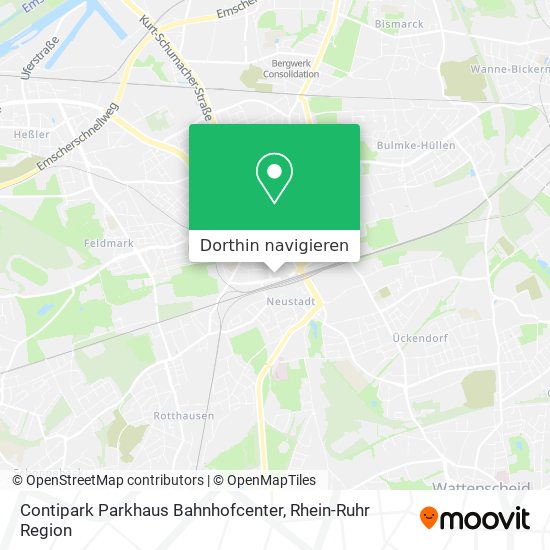 Contipark Parkhaus Bahnhofcenter Karte
