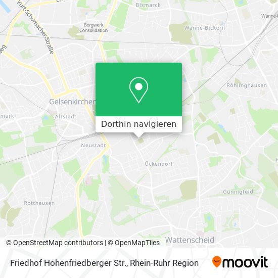Friedhof Hohenfriedberger Str. Karte