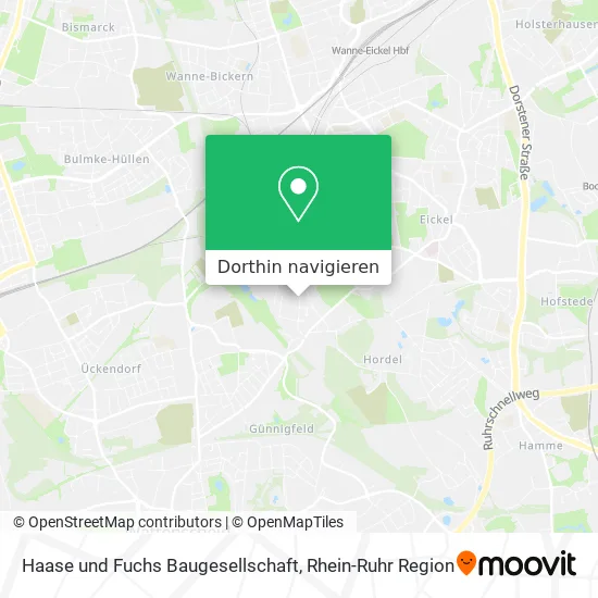 Haase und Fuchs Baugesellschaft Karte