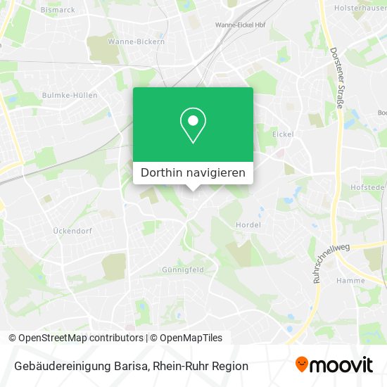 Gebäudereinigung Barisa Karte