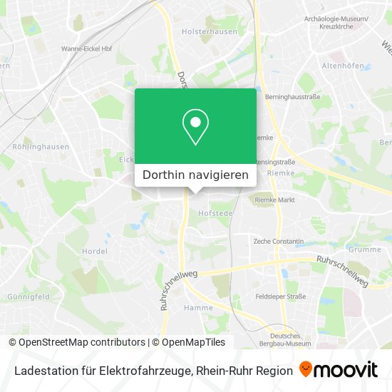 Ladestation für Elektrofahrzeuge Karte