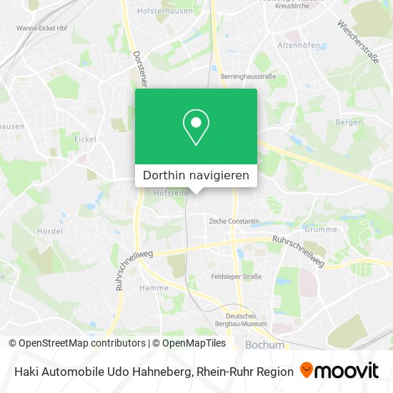 Haki Automobile Udo Hahneberg Karte