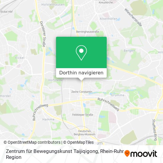 Zentrum für Bewegungskunst Taijiqigong Karte