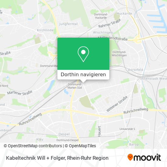 Kabeltechnik Will + Folger Karte