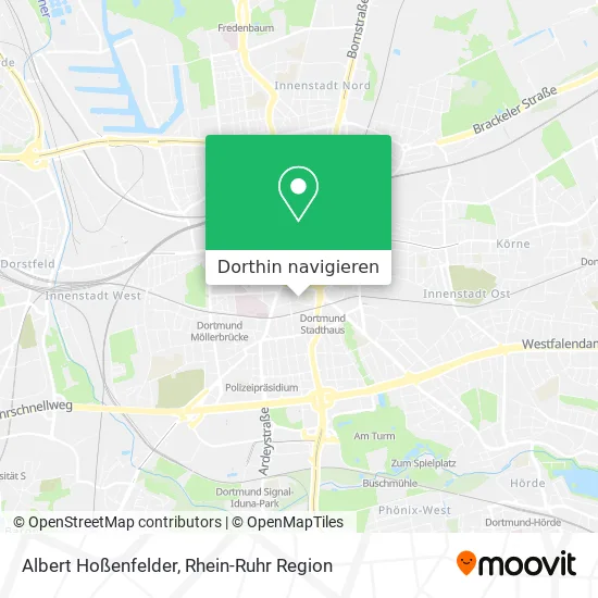 Albert Hoßenfelder Karte