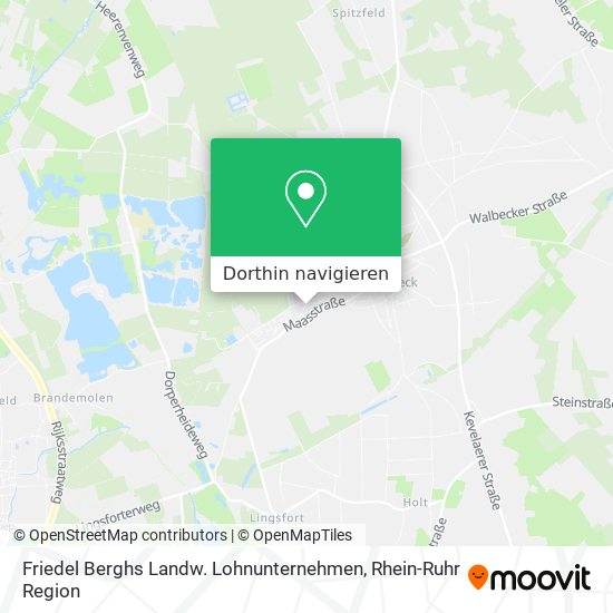 Friedel Berghs Landw. Lohnunternehmen Karte