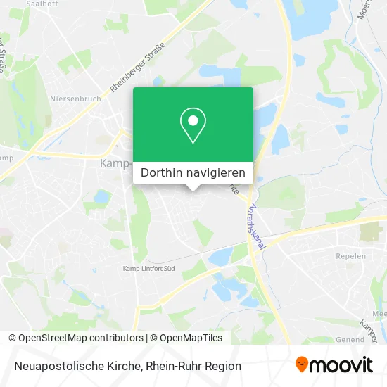 Neuapostolische Kirche Karte