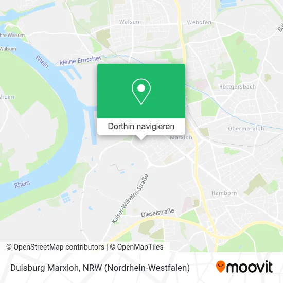 Duisburg Marxloh Karte