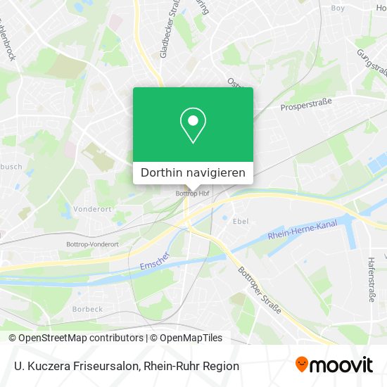 U. Kuczera Friseursalon Karte