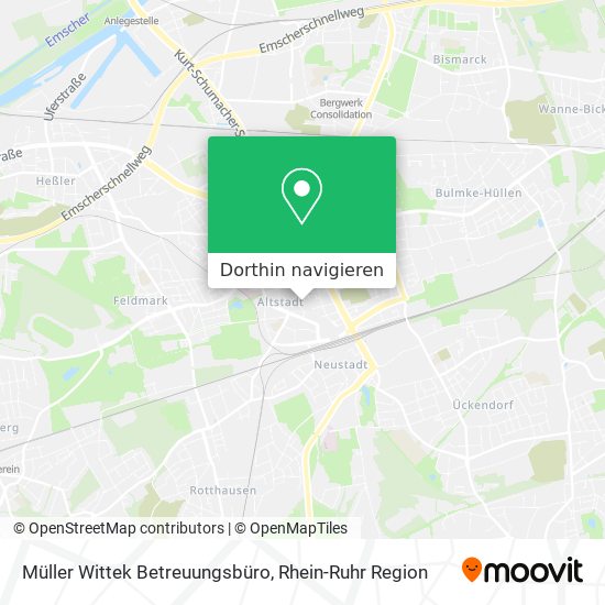 Müller Wittek Betreuungsbüro Karte