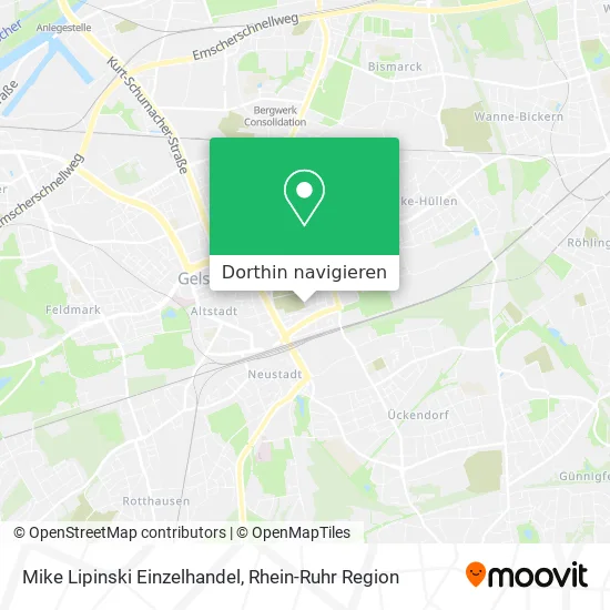 Mike Lipinski Einzelhandel Karte