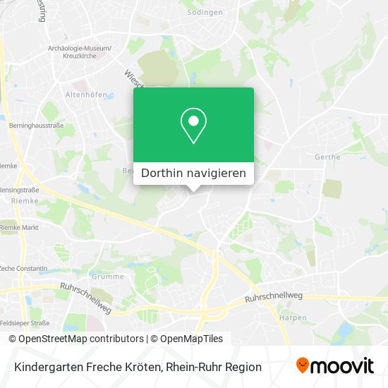 Kindergarten Freche Kröten Karte