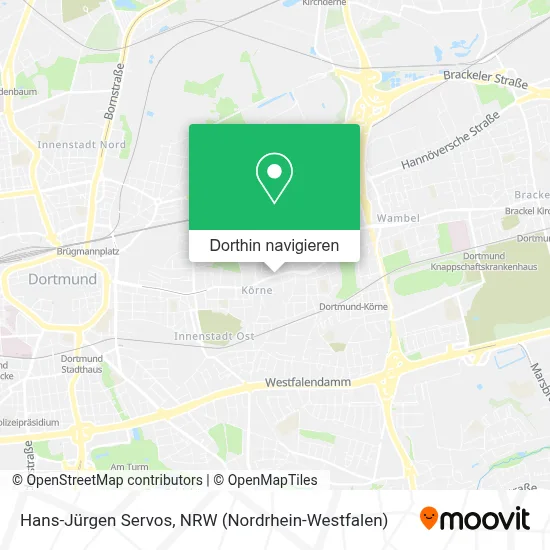 Hans-Jürgen Servos Karte