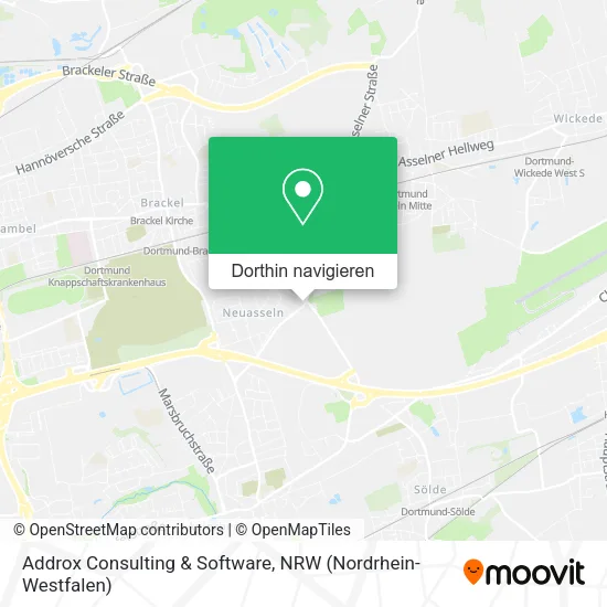 Addrox Consulting & Software Karte