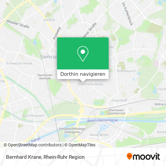 Bernhard Krane Karte