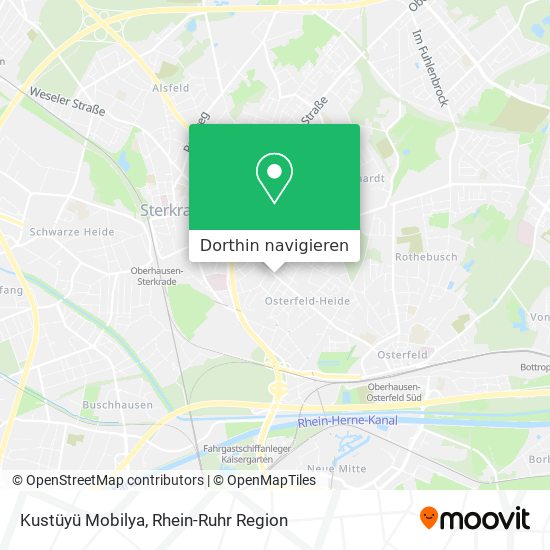 Kustüyü Mobilya Karte