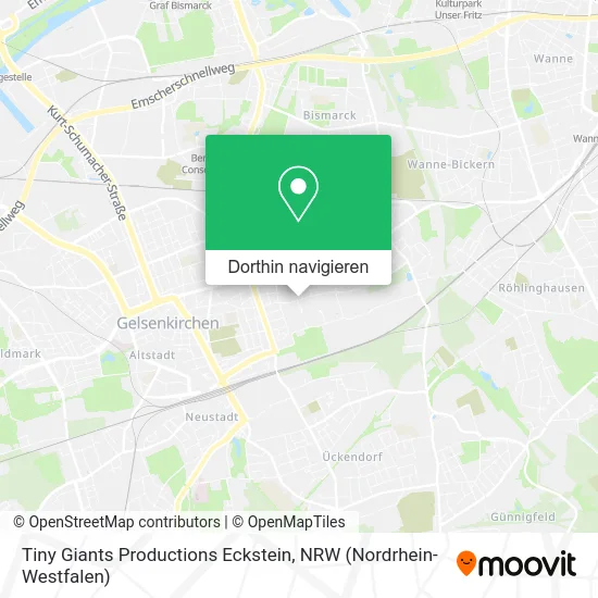 Tiny Giants Productions Eckstein Karte