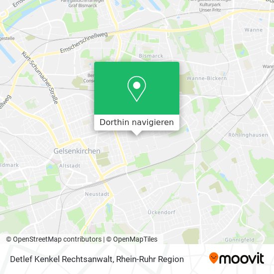 Detlef Kenkel Rechtsanwalt Karte