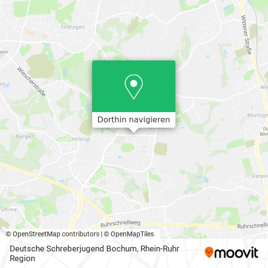 Deutsche Schreberjugend Bochum Karte