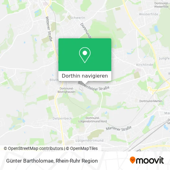 Günter Bartholomae Karte