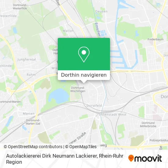 Autolackiererei Dirk Neumann Lackierer Karte