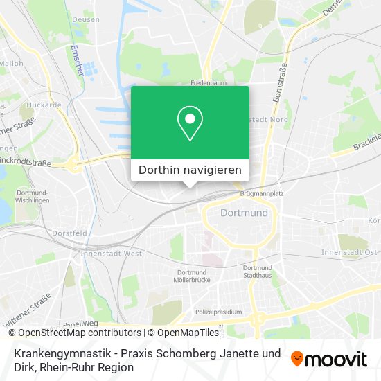 Krankengymnastik - Praxis Schomberg Janette und Dirk Karte