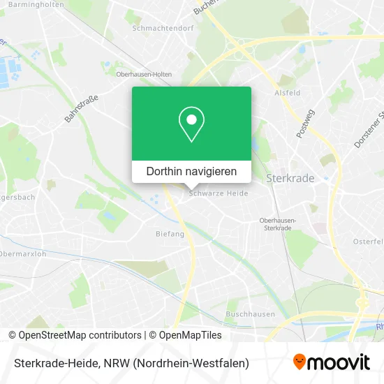 Sterkrade-Heide Karte