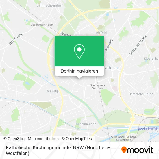 Katholische Kirchengemeinde Karte