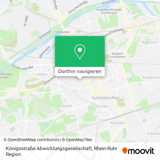 Königsstraße Abwicklungsgeselischaft Karte
