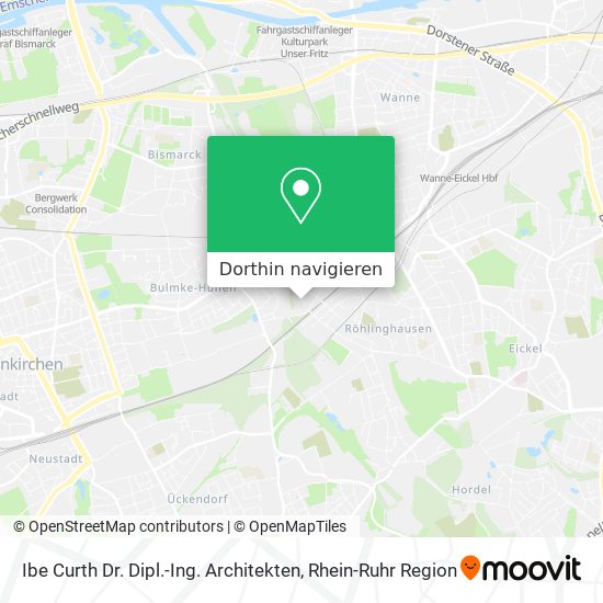 Ibe Curth Dr. Dipl.-Ing. Architekten Karte