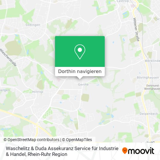 Waschelitz & Duda Assekuranz Service für Industrie & Handel Karte