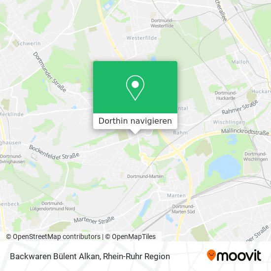 Backwaren Bülent Alkan Karte