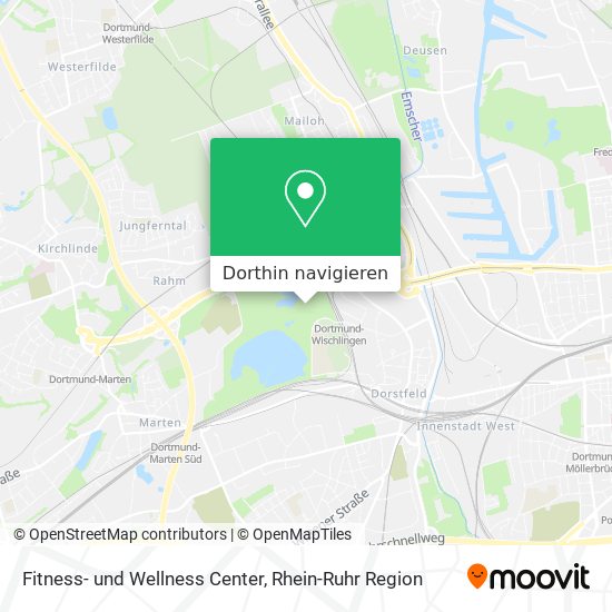 Fitness- und Wellness Center Karte