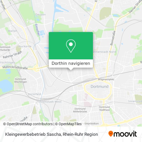 Kleingewerbebetrieb Sascha Karte