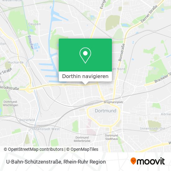 U-Bahn-Schützenstraße Karte