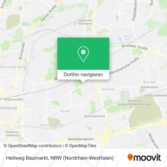 Hellweg Baumarkt Karte