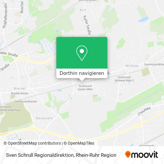 Sven Schrull Regionaldirektion Karte