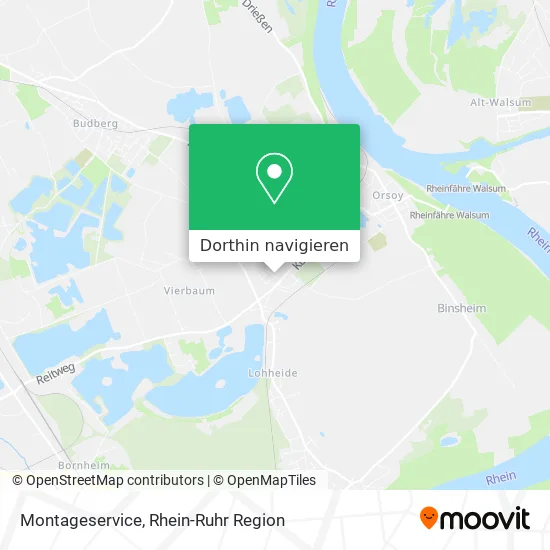 Montageservice Karte